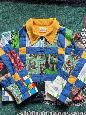 Fashion Brand Company Scrap Patch Jacket